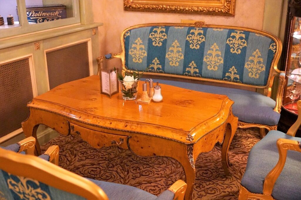 antique style armchair
