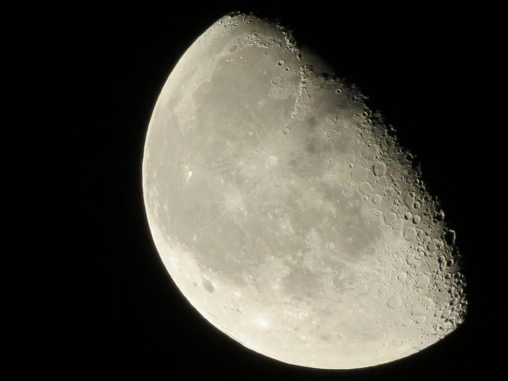 waning crescent moon