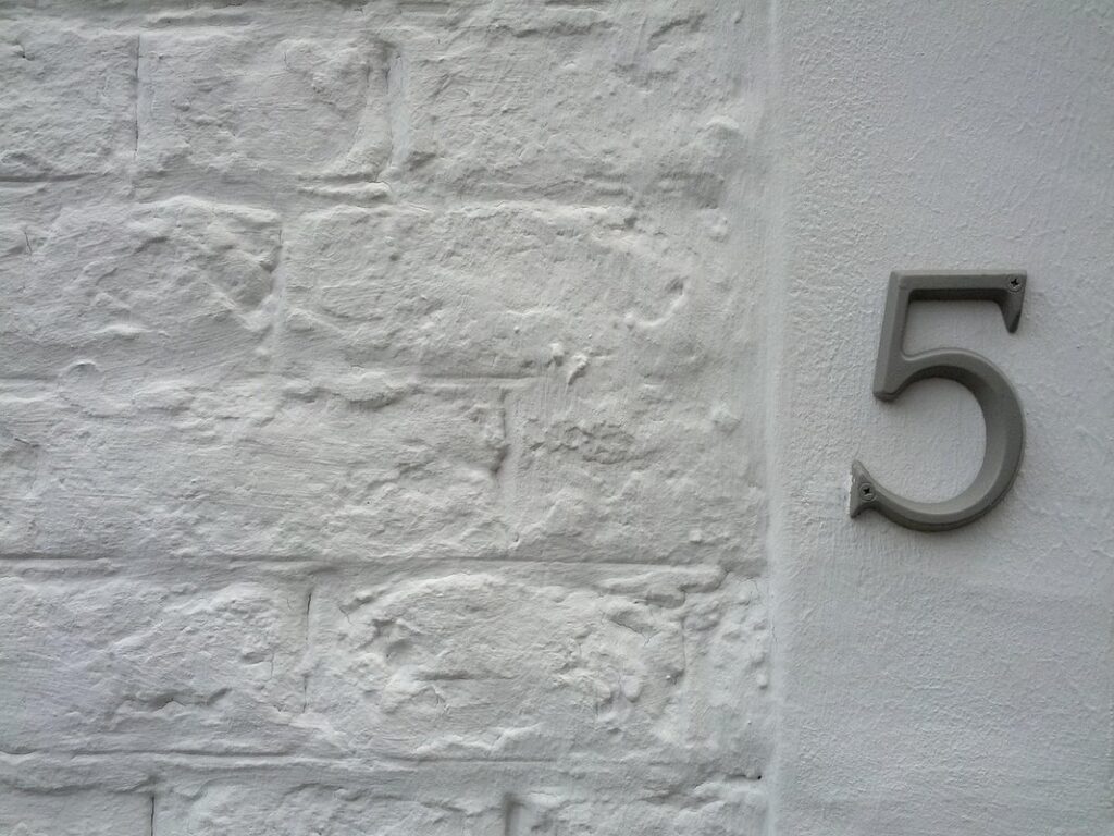 victorian style house numbers